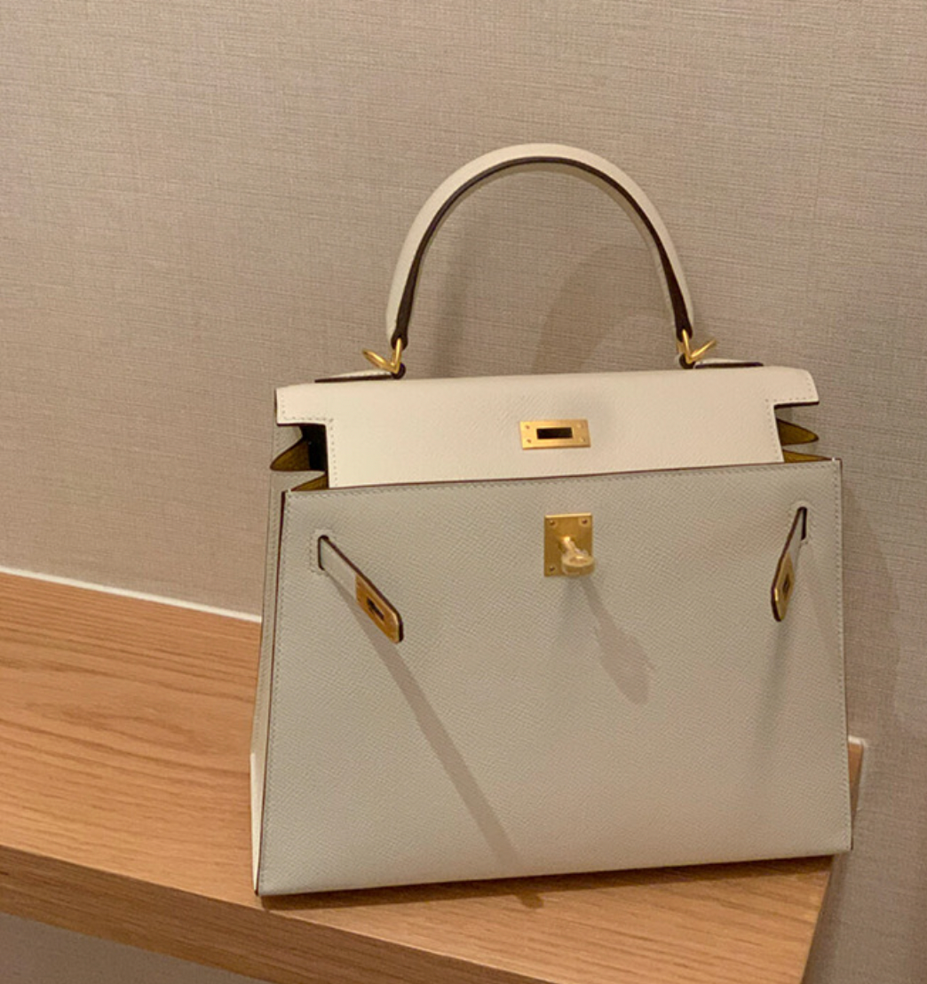 new trendy mini women's bag leather bag  Kelly bag shoulder messenger small bag | Mix Mix Style [Hot Seller]-Mix MIx Style