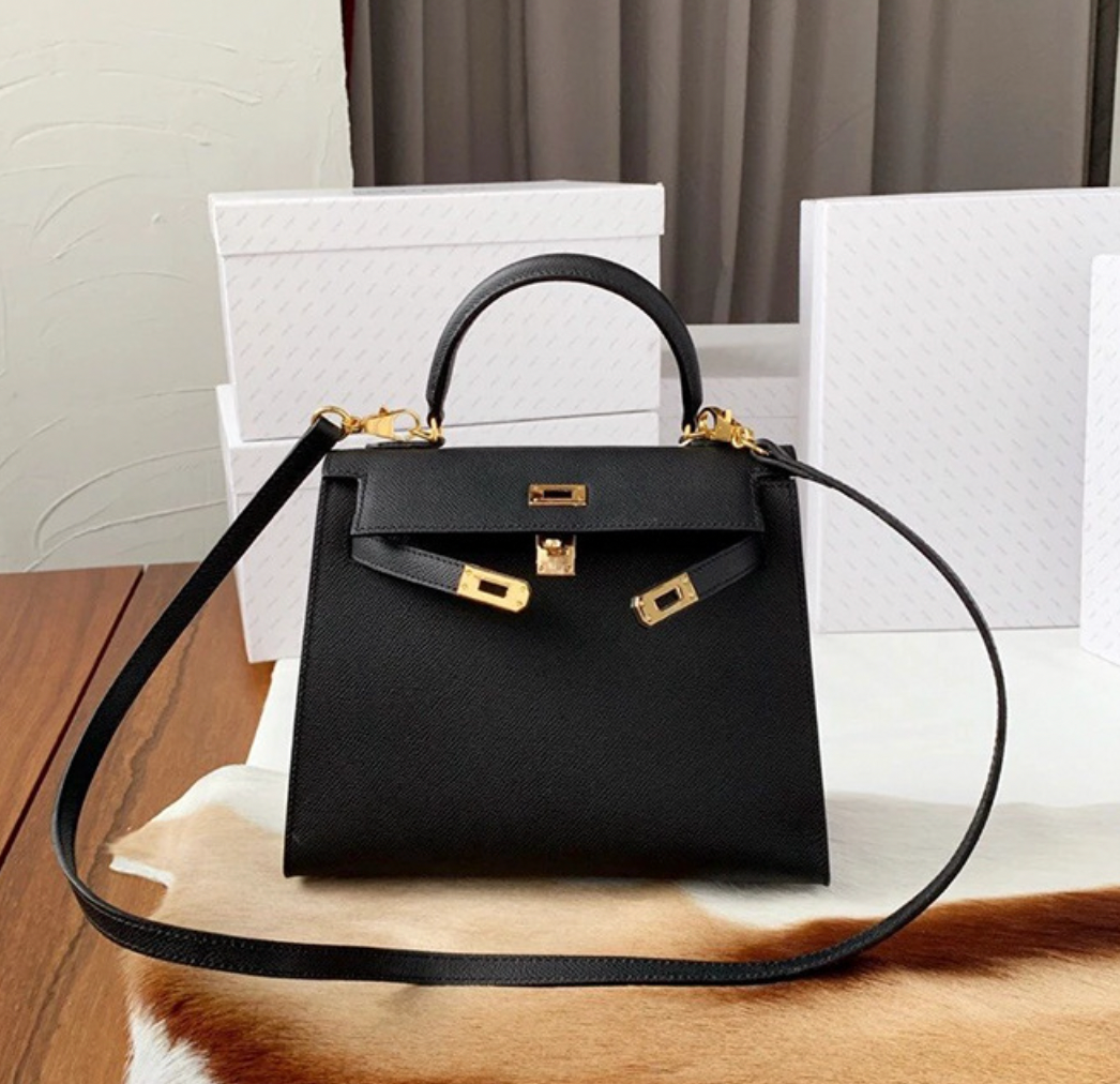 new trendy mini women's bag leather bag  Kelly bag shoulder messenger small bag | Mix Mix Style [Hot Seller]-Mix MIx Style