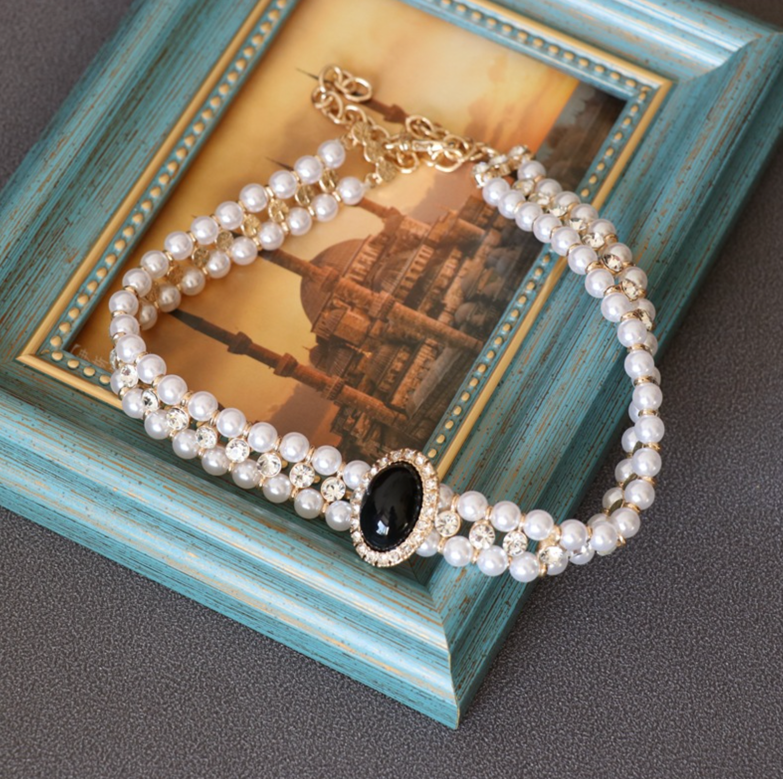 Mabe Pearl Necklace Earrings Studs Ear Clip Set  | Mix Mix Style [Hot Seller]-Mix MIx Style