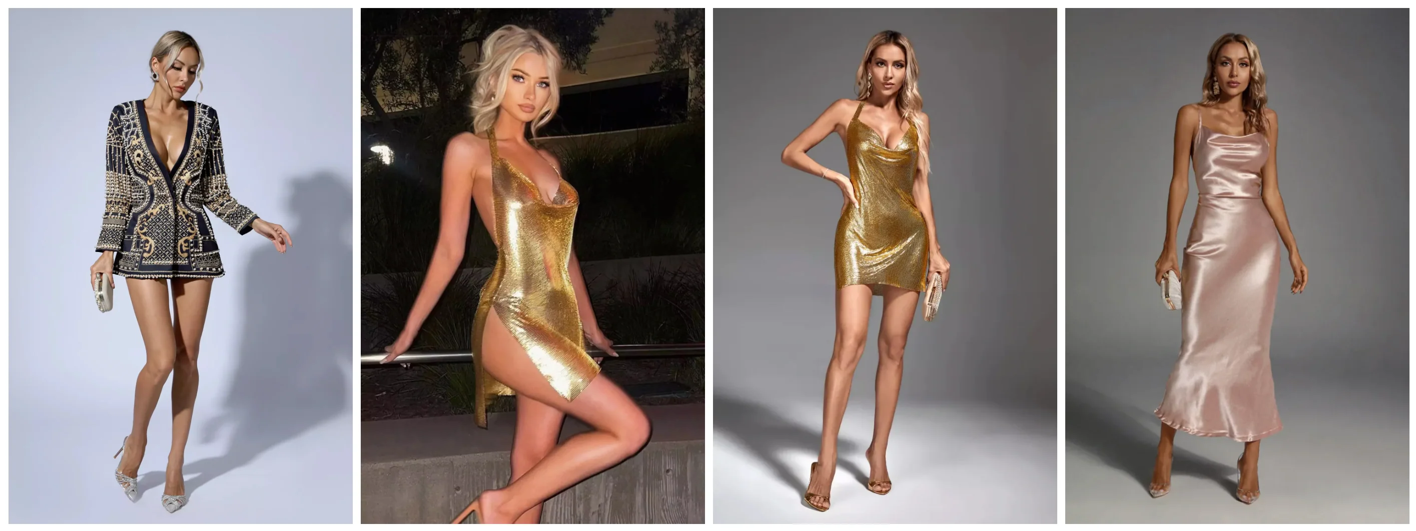 Metallic Dresses: Shine Bright at Your Next Event-Mix MIx Style