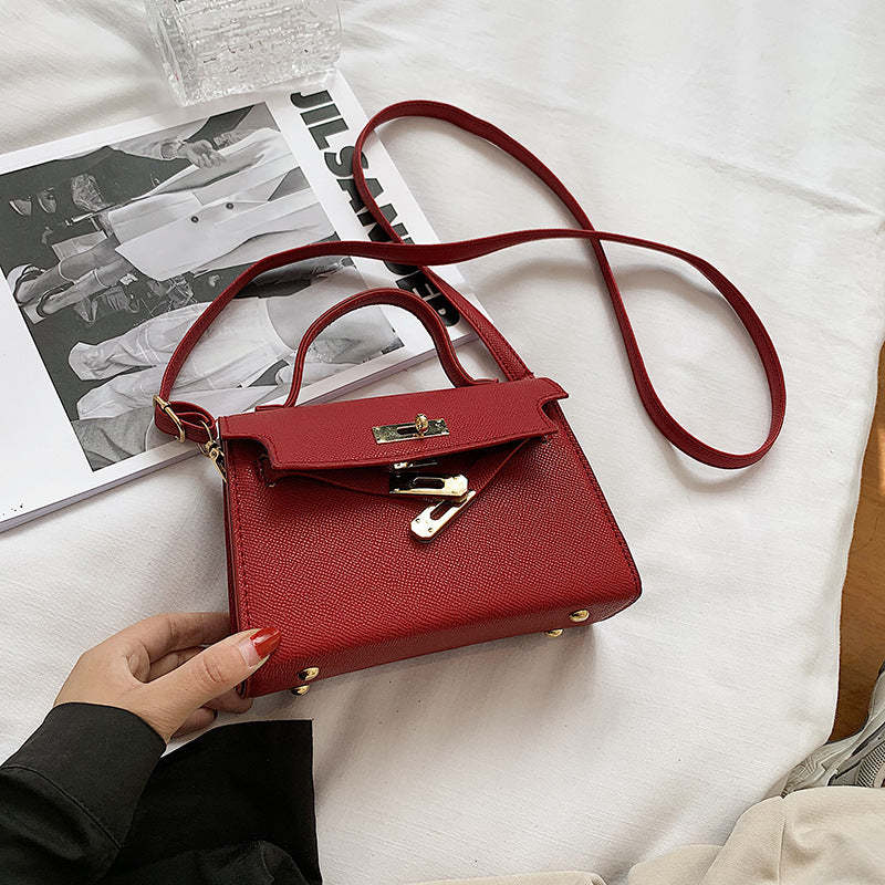 Cross-border small bag for women 2024 new style trendy women's bag Kelly bag Korean style shoulder bag fashion handbag messenger bag-Mix MIx Style