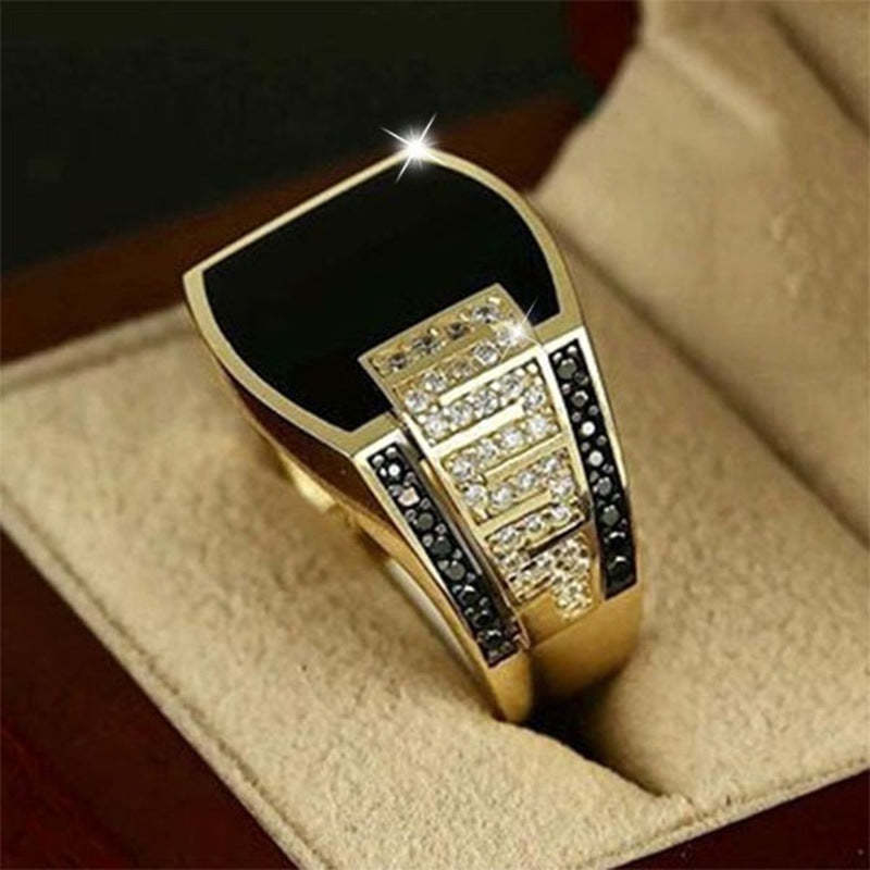 Retro Timeless Micro Moissanite Diamond 18k White/Vermeil Gold Plated 