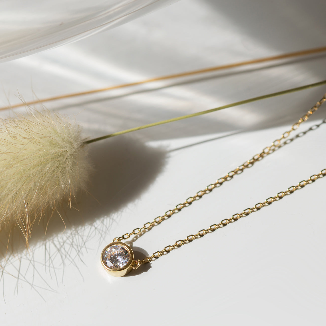 Solitaire Crystal Pendant Necklace | Mix Mix Style [Hot Seller]-Mix MIx Style