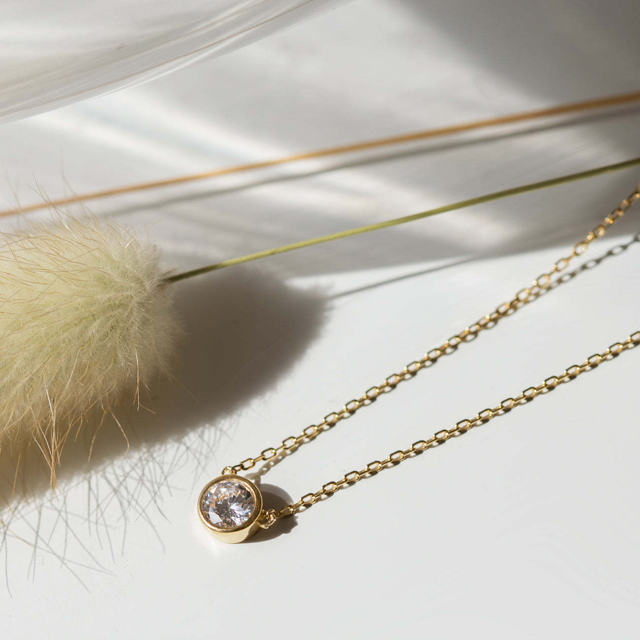 Solitaire Crystal Pendant Necklace | Mix Mix Style [Hot Seller]-Mix MIx Style