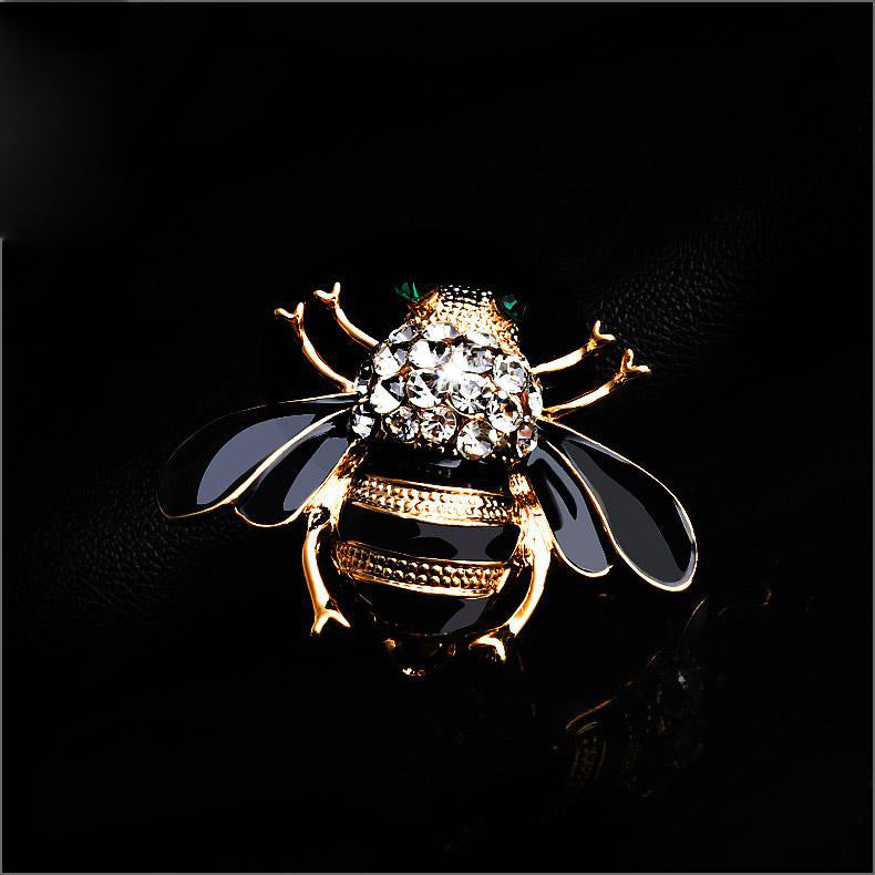 Cross-border hot-selling brooch, corsage, cute, fashionable and exquisite, dripping oil bee corsage, pin, clothing accessories-Mix MIx Style