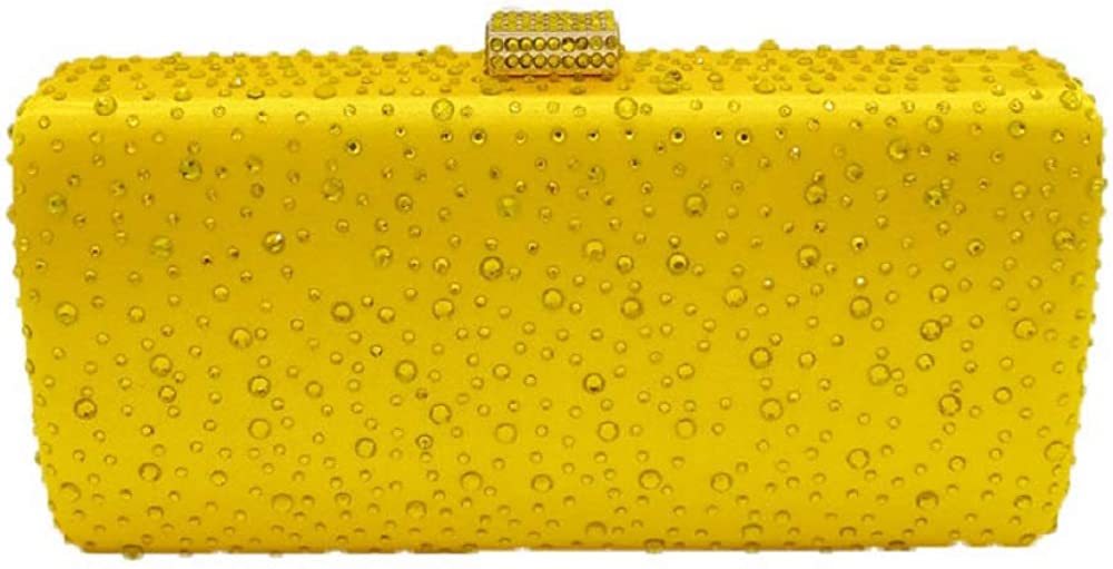 Elegant Women Crystal Clutch Evening Bags Wedding Cocktail Box Handbag Purse | Mix Mix Style [Hot Seller]-Mix MIx Style