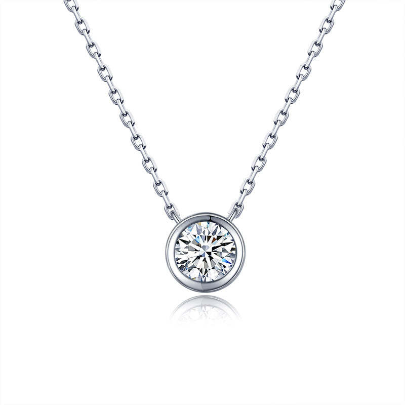 Moissanite Diamond  S925 Sterling Silver Necklace | Mix Mix Style [Hot Seller]-Mix MIx Style