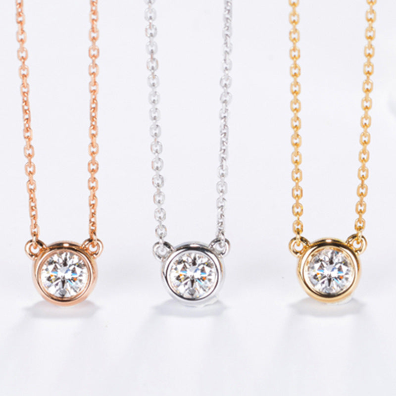 Moissanite Diamond  S925 Sterling Silver Necklace | Mix Mix Style [Hot Seller]-Mix MIx Style