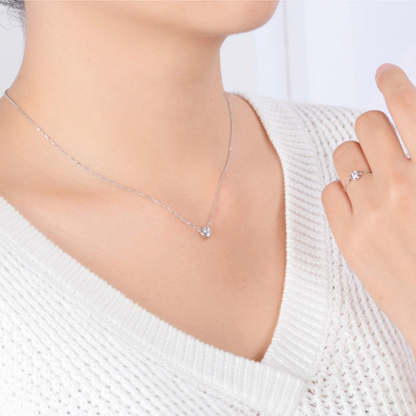 Moissanite Diamond  S925 Sterling Silver Necklace | Mix Mix Style [Hot Seller]-Mix MIx Style