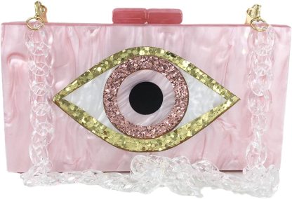 Evil Eye Purse  Handbag with Chain Handbags & Evening Bags | Mix Mix Style [Hot Seller]-Mix MIx Style