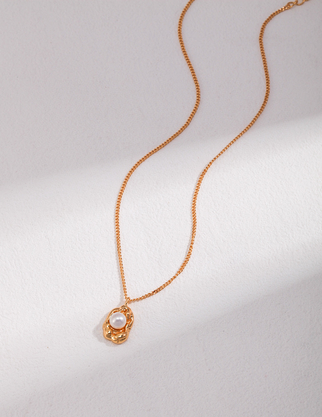 Vintage 18k White Gold Platedand Akoya Pearl Necklace | Mix Mix Style-Mix MIx Style
