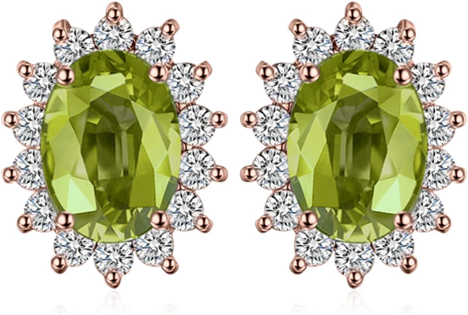 Vintage Moissanite Emerald Ruby Stud Earrings 14k Gold Plated 925 Sterling Silver Earrings | Mix Mix Style [Hot Seller]-Mix MIx Style