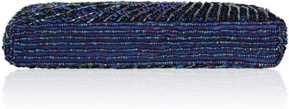 Vintage Sequin Peacock Clutch Bag, Antique Beaded Evening Handbag Clutch Bags, Turquoise Eye Clutches Bag  | Mix Mix Style [Hot Seller]-Mix MIx Style
