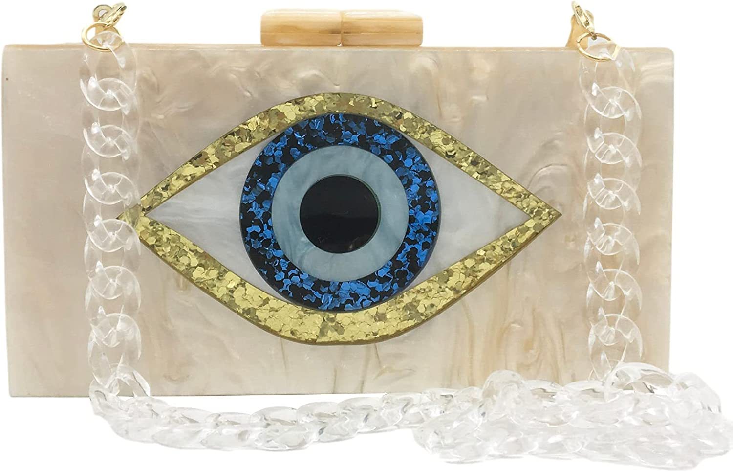 Evil Eye Purse  Handbag with Chain Handbags & Evening Bags | Mix Mix Style [Hot Seller]-Mix MIx Style