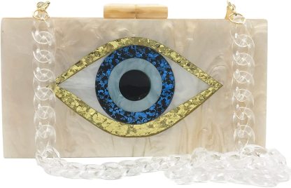 Evil Eye Purse  Handbag with Chain Handbags & Evening Bags | Mix Mix Style [Hot Seller]-Mix MIx Style