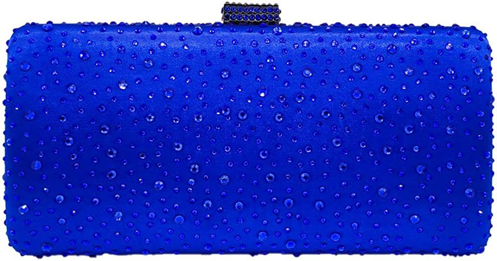 Elegant Women Crystal Clutch Evening Bags Wedding Cocktail Box Handbag Purse | Mix Mix Style [Hot Seller]-Mix MIx Style
