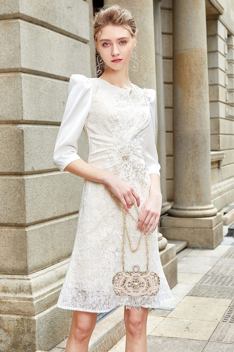 Diamond Evening Ladies Hard Shell Clutches With Detachable Chain Strap for Parties Wedding Clubs Evening Bags | Mix Mix Style [Hot Seller]-Mix MIx Style