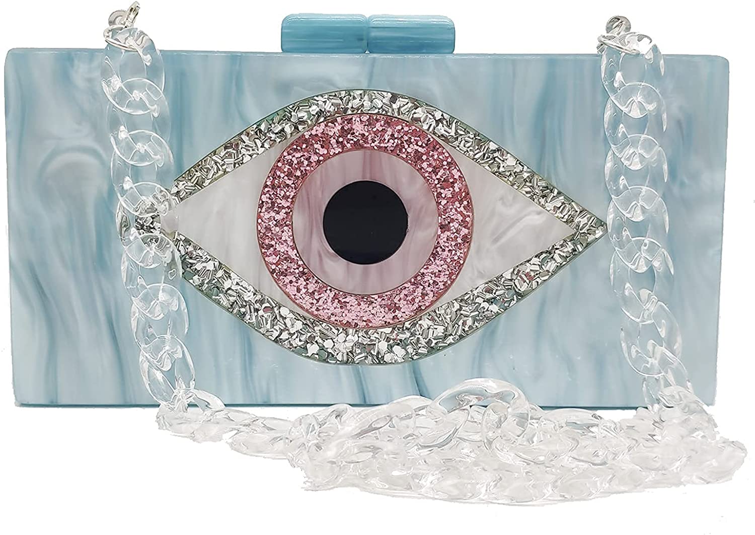 Evil Eye Purse  Handbag with Chain Handbags & Evening Bags | Mix Mix Style [Hot Seller]-Mix MIx Style