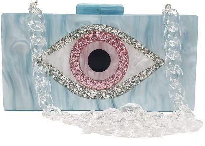 Evil Eye Purse  Handbag with Chain Handbags & Evening Bags | Mix Mix Style [Hot Seller]-Mix MIx Style