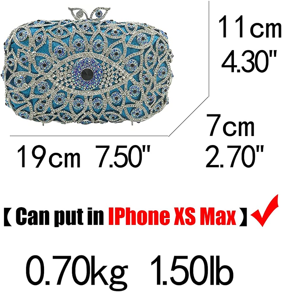 The Evil Eye Crystal Clutch Bags Women Handbags & Evening Bags | Mix Mix Style [Hot Seller]-Mix MIx Style