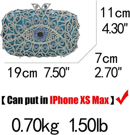 The Evil Eye Crystal Clutch Bags Women Handbags & Evening Bags | Mix Mix Style [Hot Seller]-Mix MIx Style