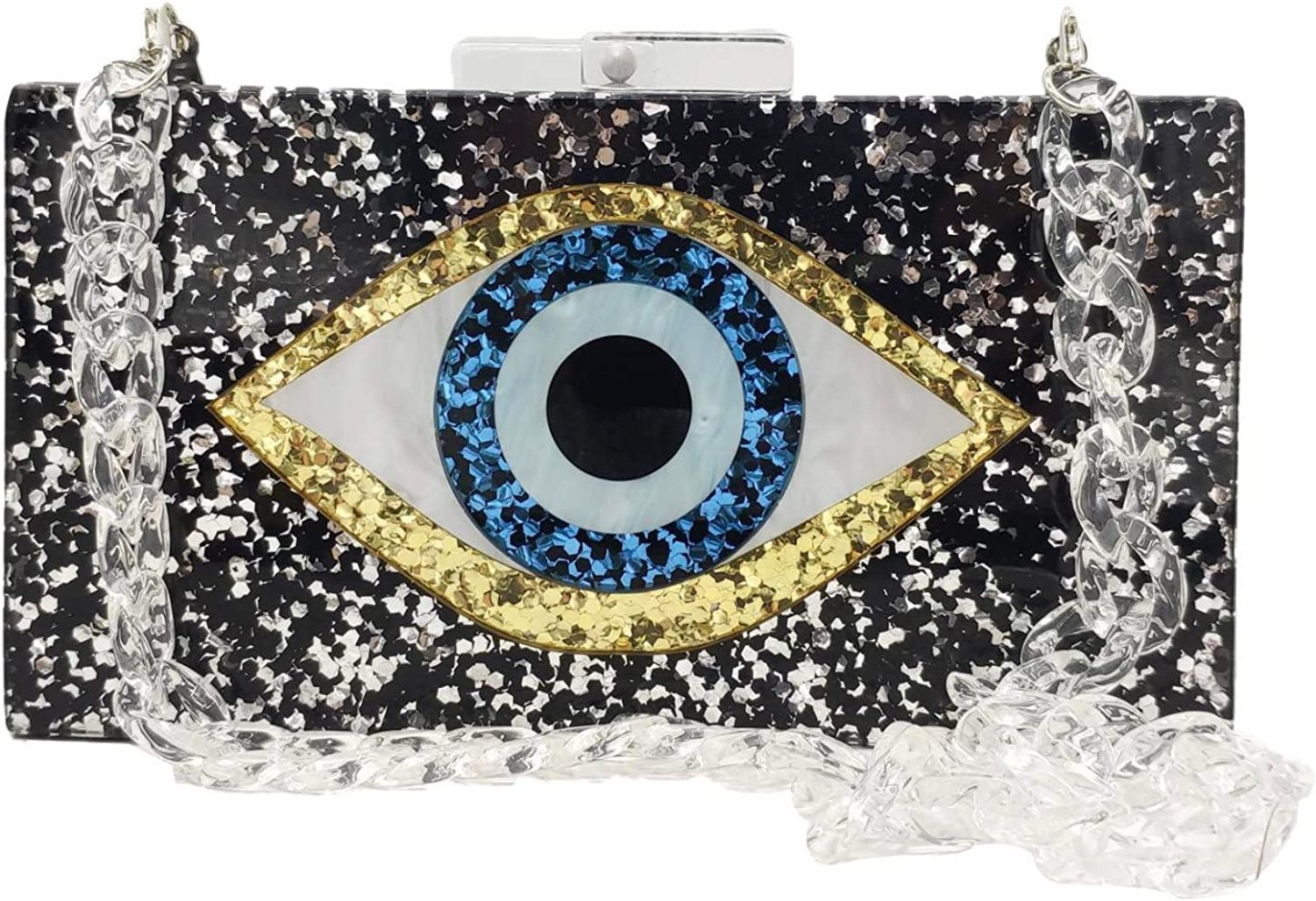 Evil Eye Purse  Handbag with Chain Handbags & Evening Bags | Mix Mix Style [Hot Seller]-Mix MIx Style