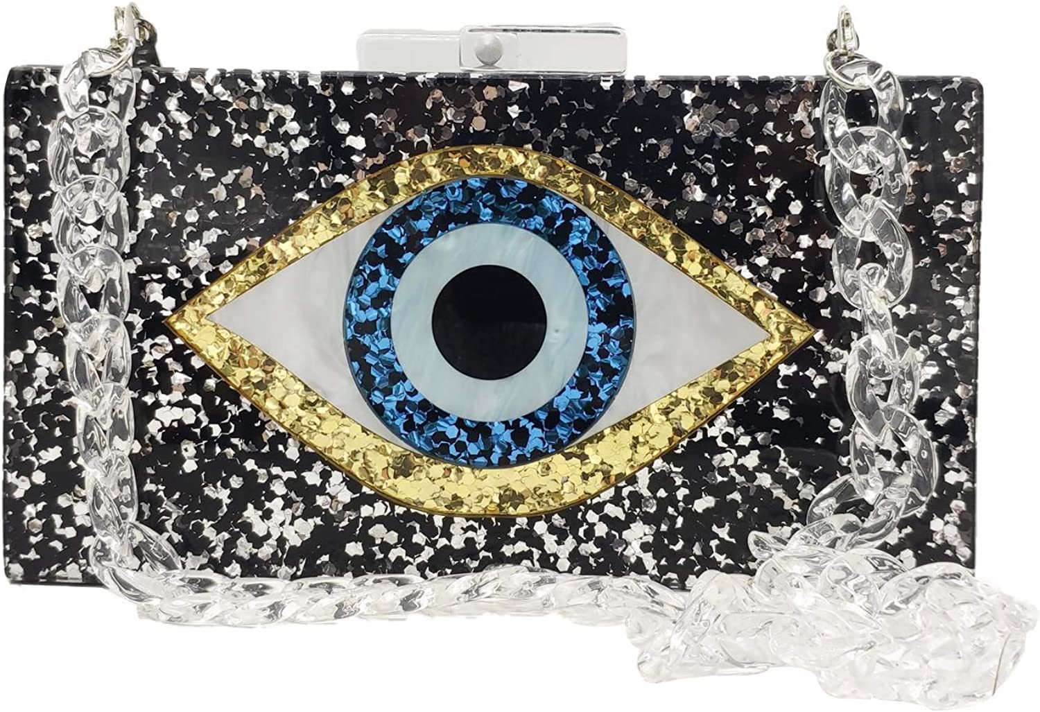 Evil Eye Purse  Handbag with Chain Handbags & Evening Bags | Mix Mix Style [Hot Seller]-Mix MIx Style