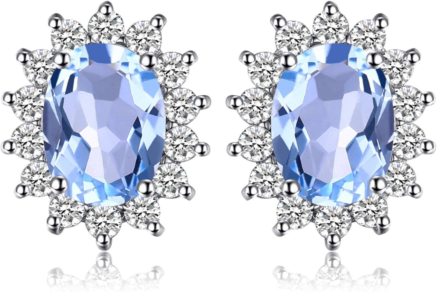 Vintage Moissanite Emerald Ruby Stud Earrings 14k Gold Plated 925 Sterling Silver Earrings | Mix Mix Style [Hot Seller]-Mix MIx Style