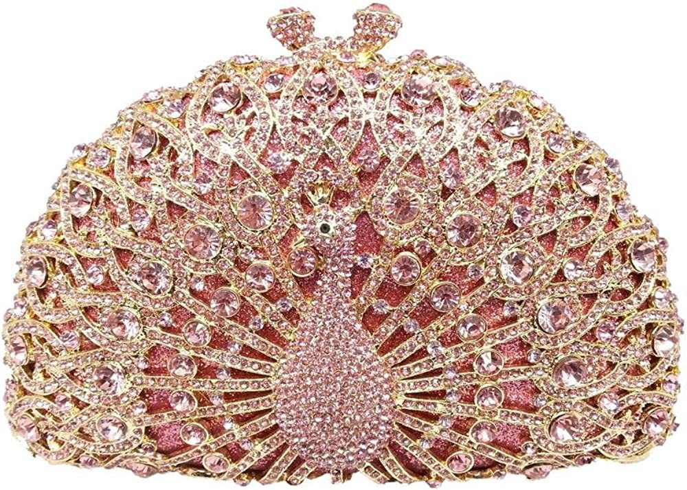 Elegant Crystal Clutches For Women Peacock Clutch Bag Evening Purses and Handbags | Mix Mix Style [Hot Seller]-Mix MIx Style