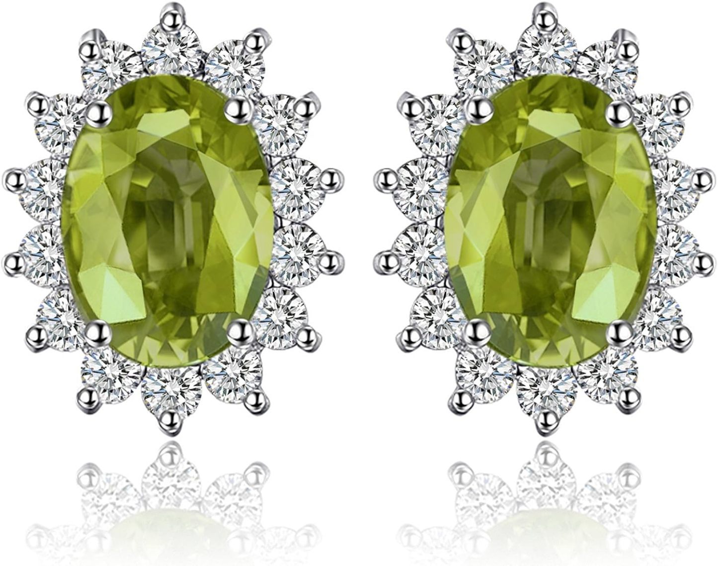 Vintage Moissanite Emerald Ruby Stud Earrings 14k Gold Plated 925 Sterling Silver Earrings | Mix Mix Style [Hot Seller]-Mix MIx Style