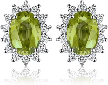 Vintage Moissanite Emerald Ruby Stud Earrings 14k Gold Plated 925 Sterling Silver Earrings | Mix Mix Style [Hot Seller]-Mix MIx Style