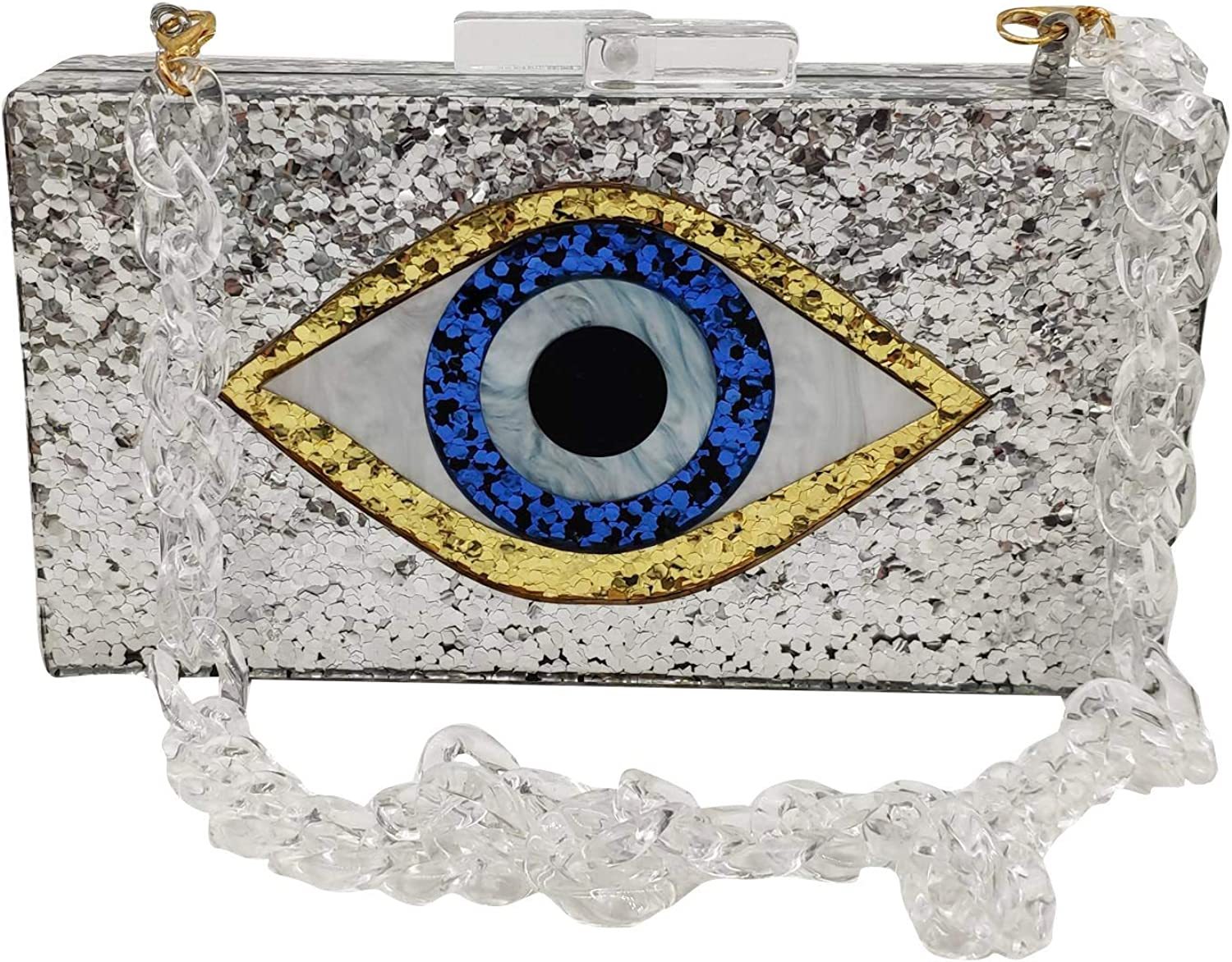 Evil Eye Purse  Handbag with Chain Handbags & Evening Bags | Mix Mix Style [Hot Seller]-Mix MIx Style