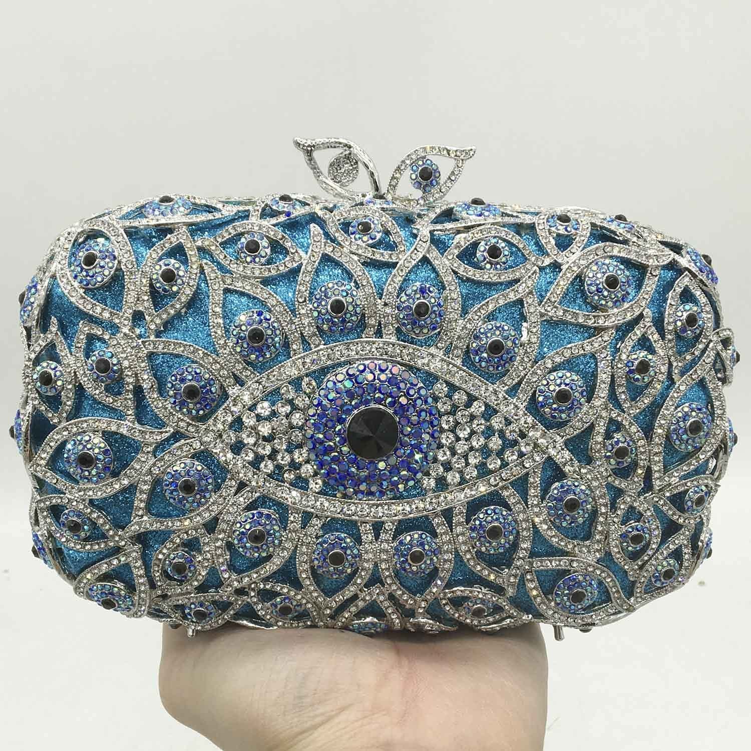 The Evil Eye Crystal Clutch Bags Women Handbags & Evening Bags | Mix Mix Style [Hot Seller]-Mix MIx Style