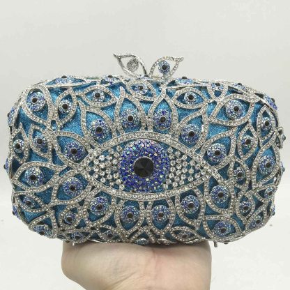 The Evil Eye Crystal Clutch Bags Women Handbags & Evening Bags | Mix Mix Style [Hot Seller]-Mix MIx Style
