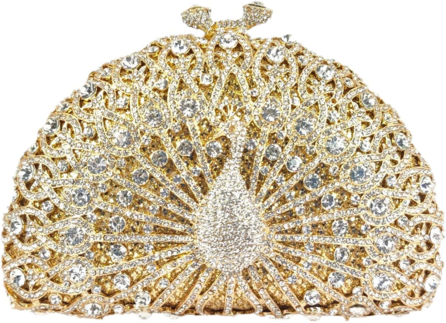 Elegant Crystal Clutches For Women Peacock Clutch Bag Evening Purses and Handbags | Mix Mix Style [Hot Seller]-Mix MIx Style