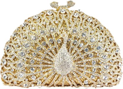 Elegant Crystal Clutches For Women Peacock Clutch Bag Evening Purses and Handbags | Mix Mix Style [Hot Seller]-Mix MIx Style