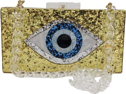 Evil Eye Purse  Handbag with Chain Handbags & Evening Bags | Mix Mix Style [Hot Seller]-Mix MIx Style