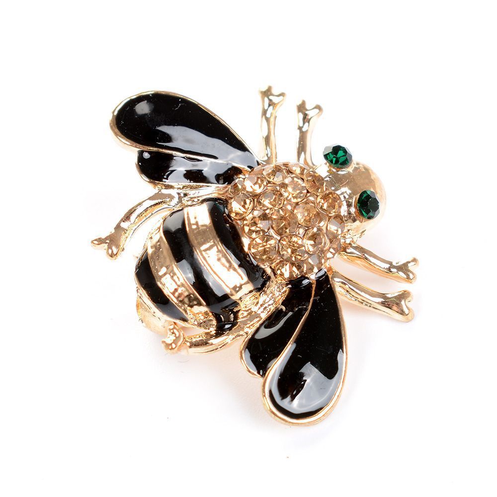 Cross-border hot-selling brooch, corsage, cute, fashionable and exquisite, dripping oil bee corsage, pin, clothing accessories-Mix MIx Style