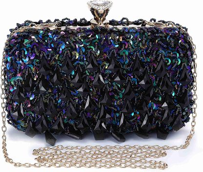 Women Clutch Wedding Purse Rhinestone Crystal Beaded Bags  Handbag for Women  Evening Bags | Mix Mix Style [Hot Seller]-Mix MIx Style