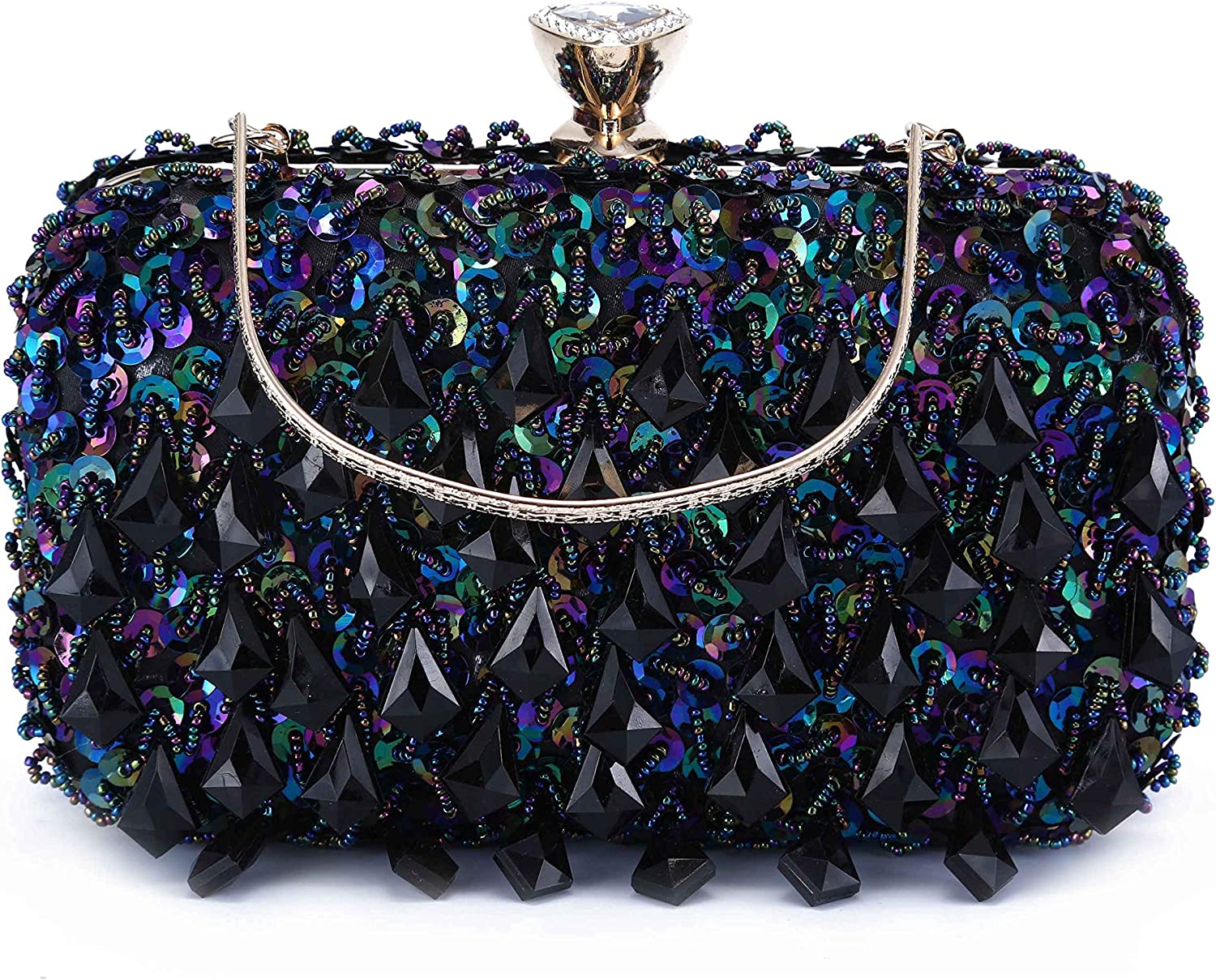 Women Clutch Wedding Purse Rhinestone Crystal Beaded Bags  Handbag for Women  Evening Bags | Mix Mix Style [Hot Seller]-Mix MIx Style