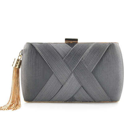 hand-held evening bag satin fashion fringed dress bridal  Handbags & Evening Bags | Mix Mix Style [Hot Seller]-Mix MIx Style