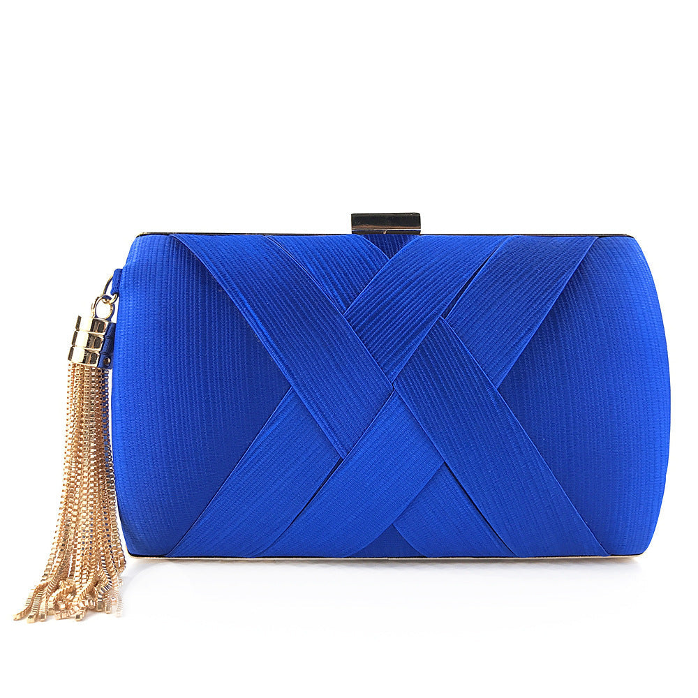 hand-held evening bag satin fashion fringed dress bridal  Handbags & Evening Bags | Mix Mix Style [Hot Seller]-Mix MIx Style