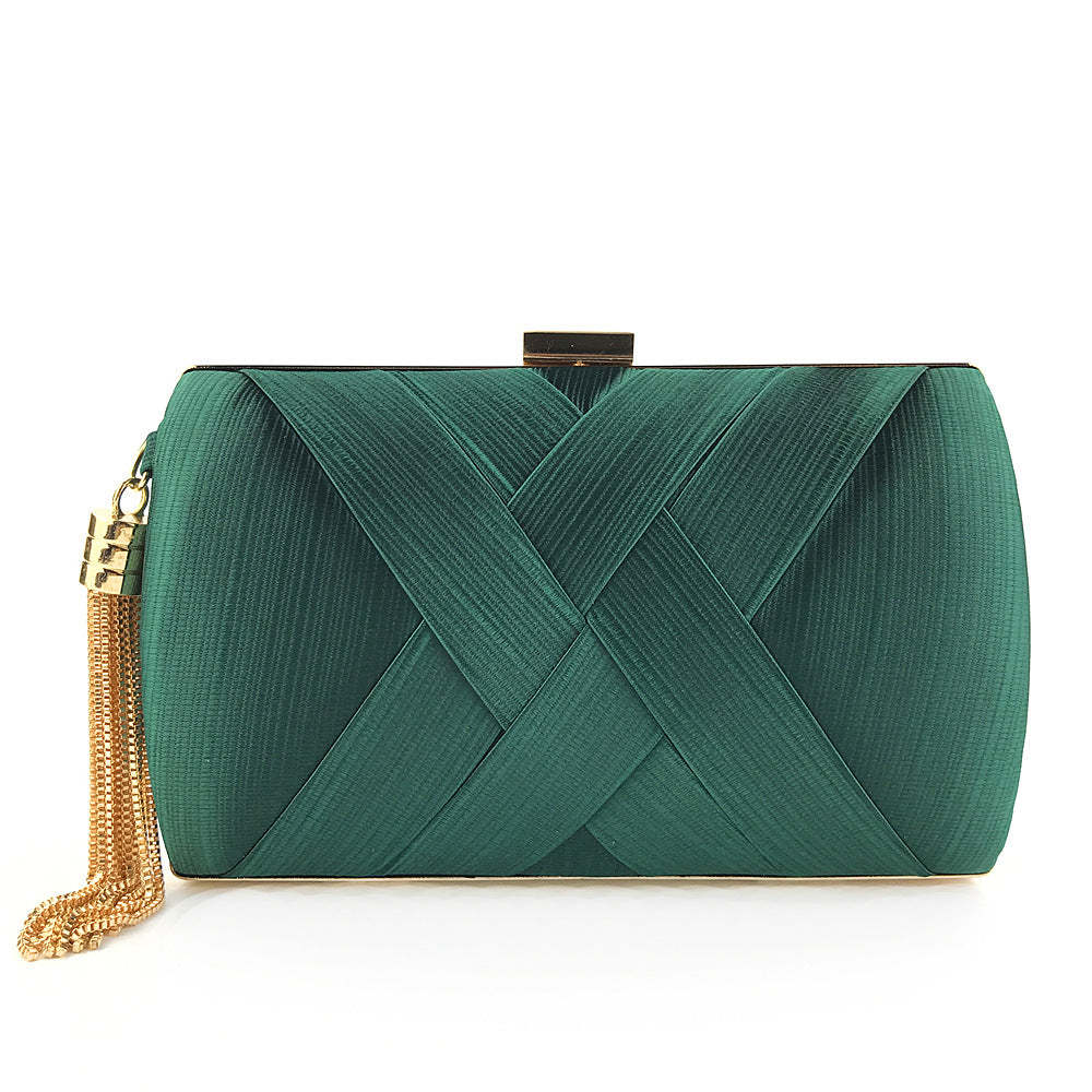 hand-held evening bag satin fashion fringed dress bridal  Handbags & Evening Bags | Mix Mix Style [Hot Seller]-Mix MIx Style