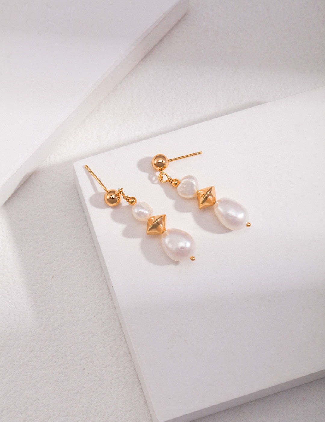 s925 Sterling Silver and Akoya Pearl Drop Earrings | Mix Mix Style-Mix MIx Style