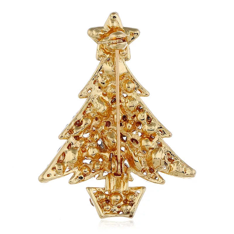Christmas Tree Brooches Fashion Colorful Diamonds Xmas Gift Brooch Pins Accessories | Mix Mix Style [Hot Seller]-Mix MIx Style