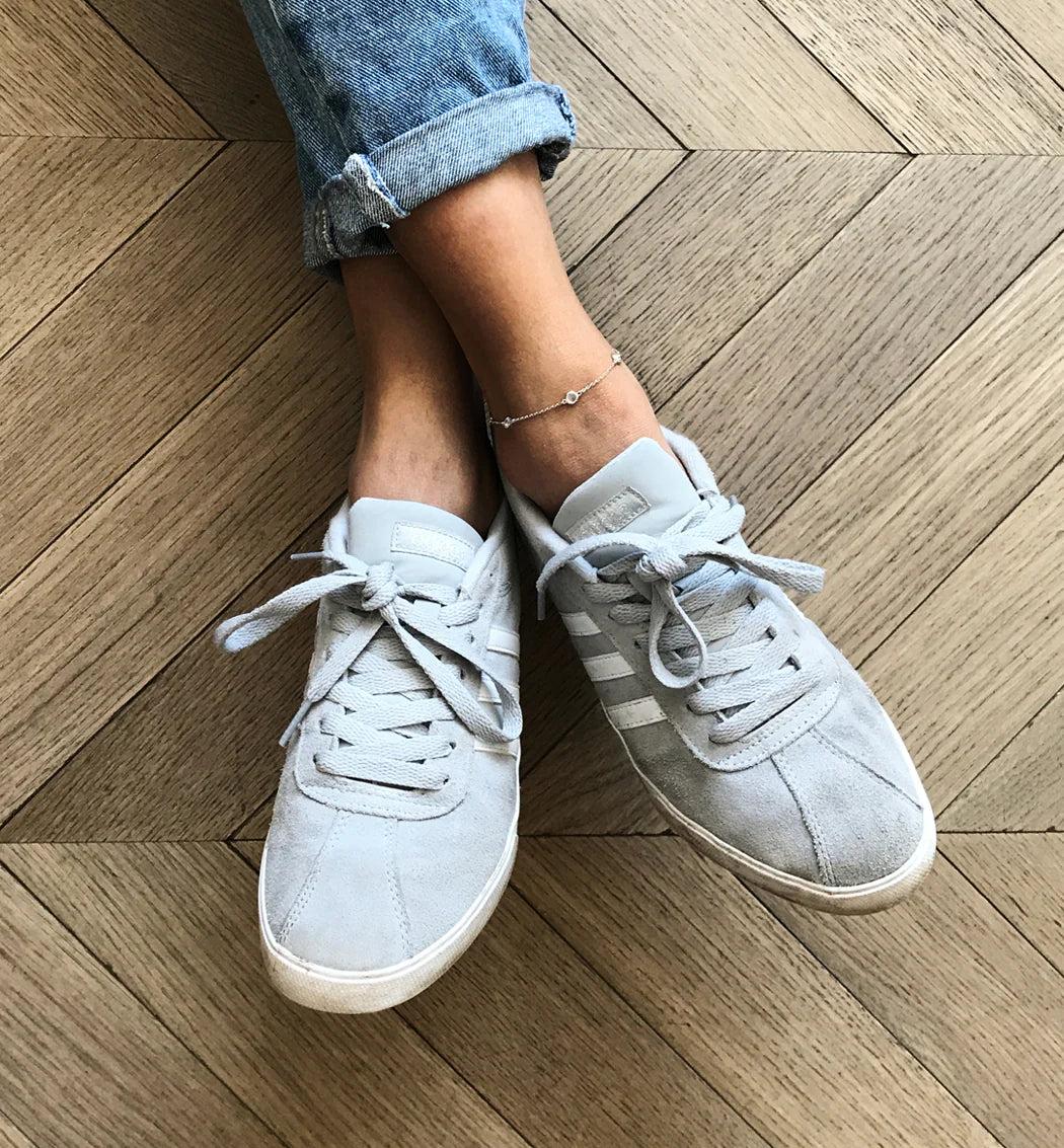 Moissanite Diamond s925 Sterling Silver Chain Anklet | Mix Mix Style [Hot Seller]-Mix MIx Style