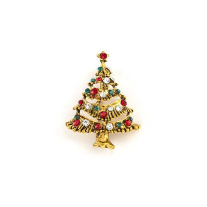 Christmas Tree Brooches Fashion Colorful Diamonds Xmas Gift Brooch Pins Accessories | Mix Mix Style [Hot Seller]-Mix MIx Style