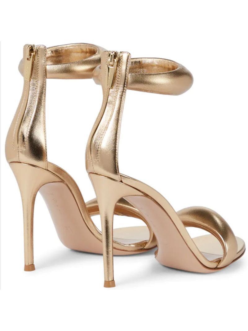Aleena Gold Ankle Strap Sandals-Mix MIx Style