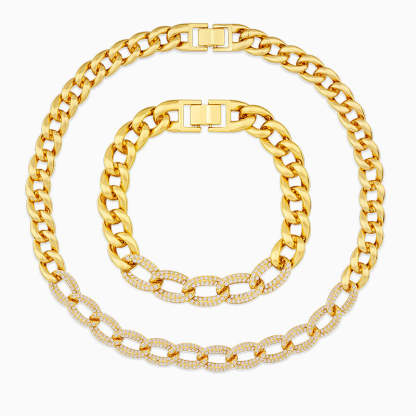 Alluring Cuban Jewelry Set-Mix MIx Style