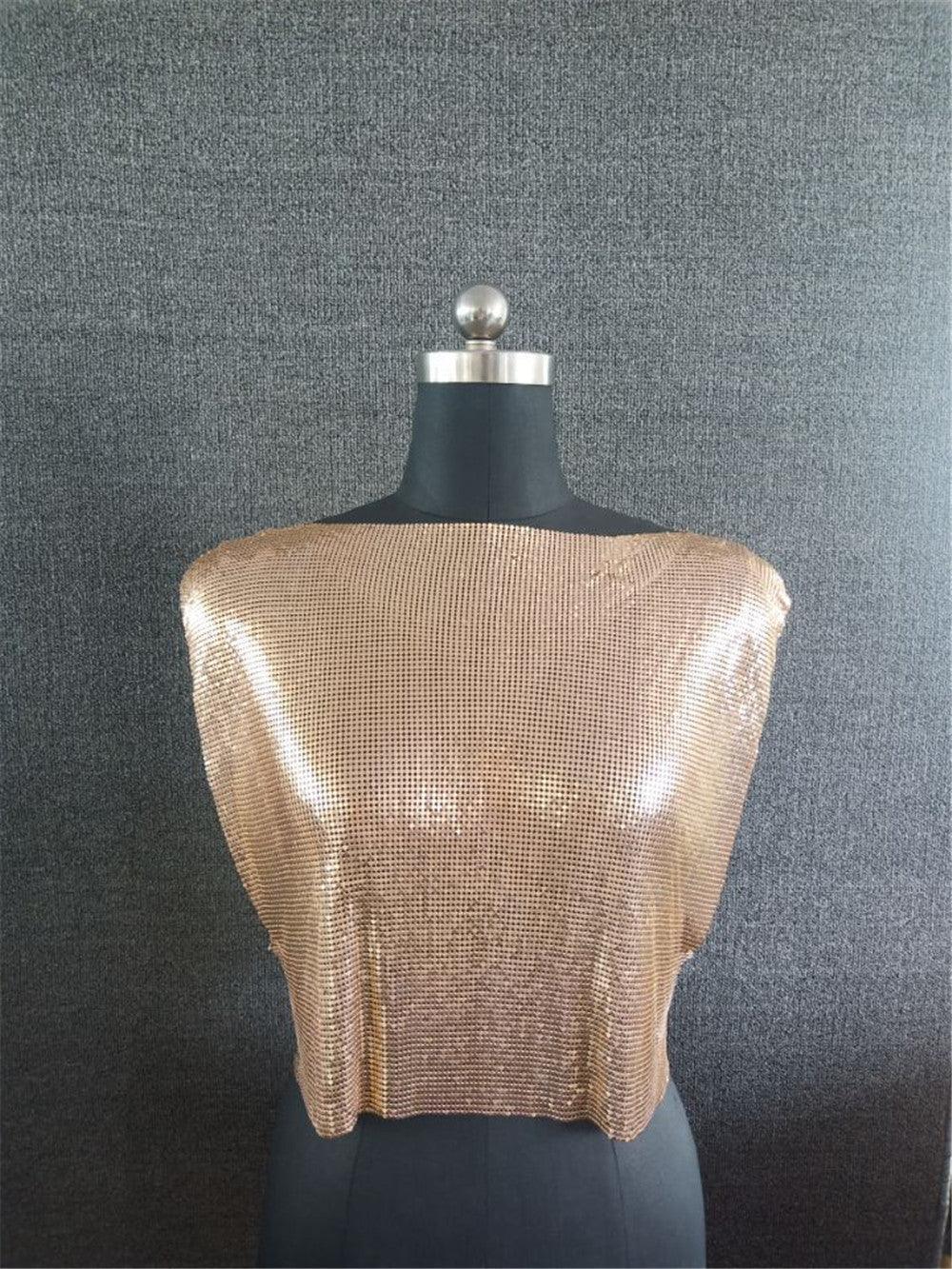 Angelina Sleeveless Chainmail Top-Mix MIx Style